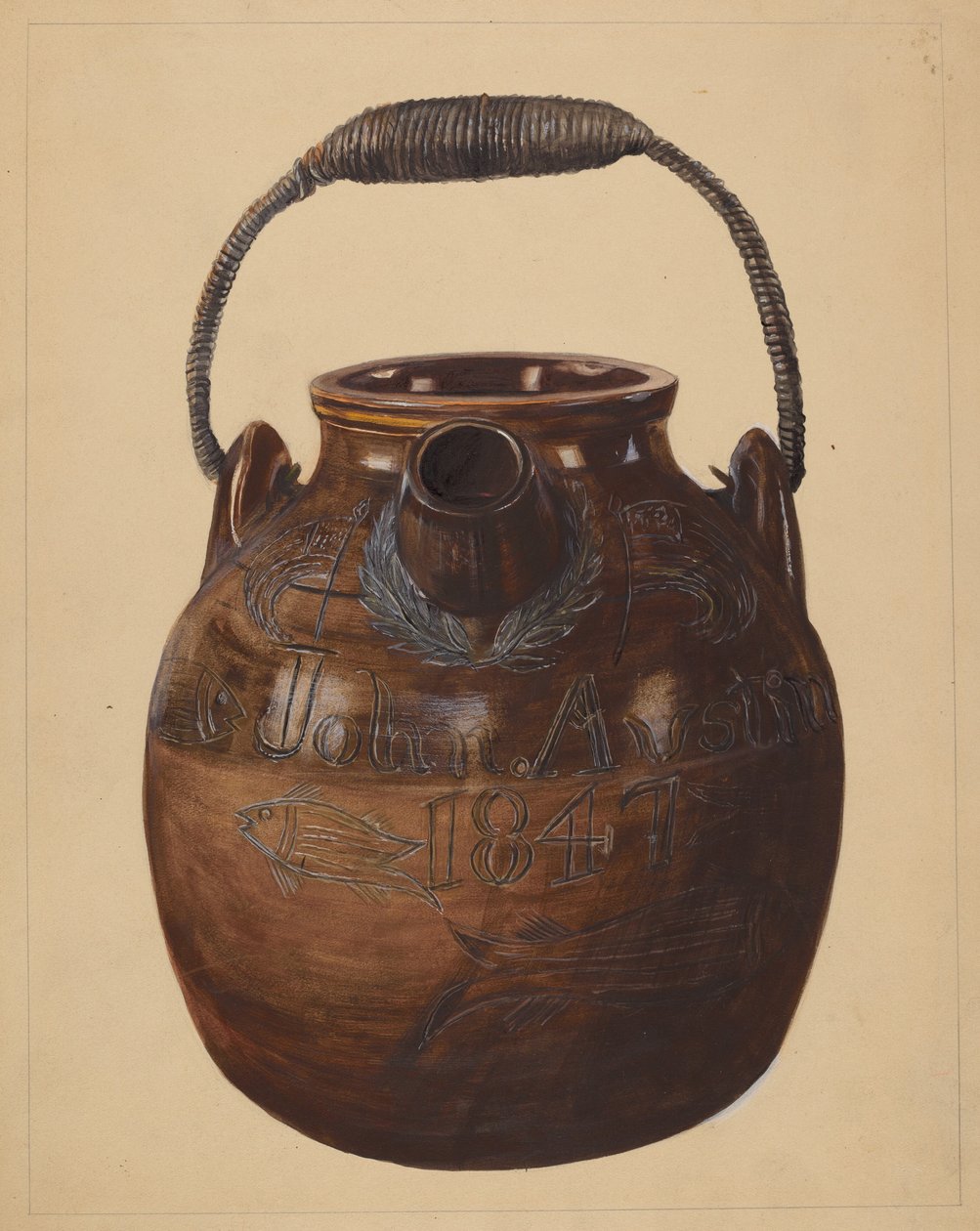 Hamur için Sürahi, c. 1936. by Yolande Delasser