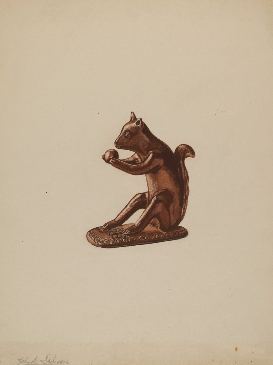 Sincap Heykelciği, c. 1937. by Yolande Delasser