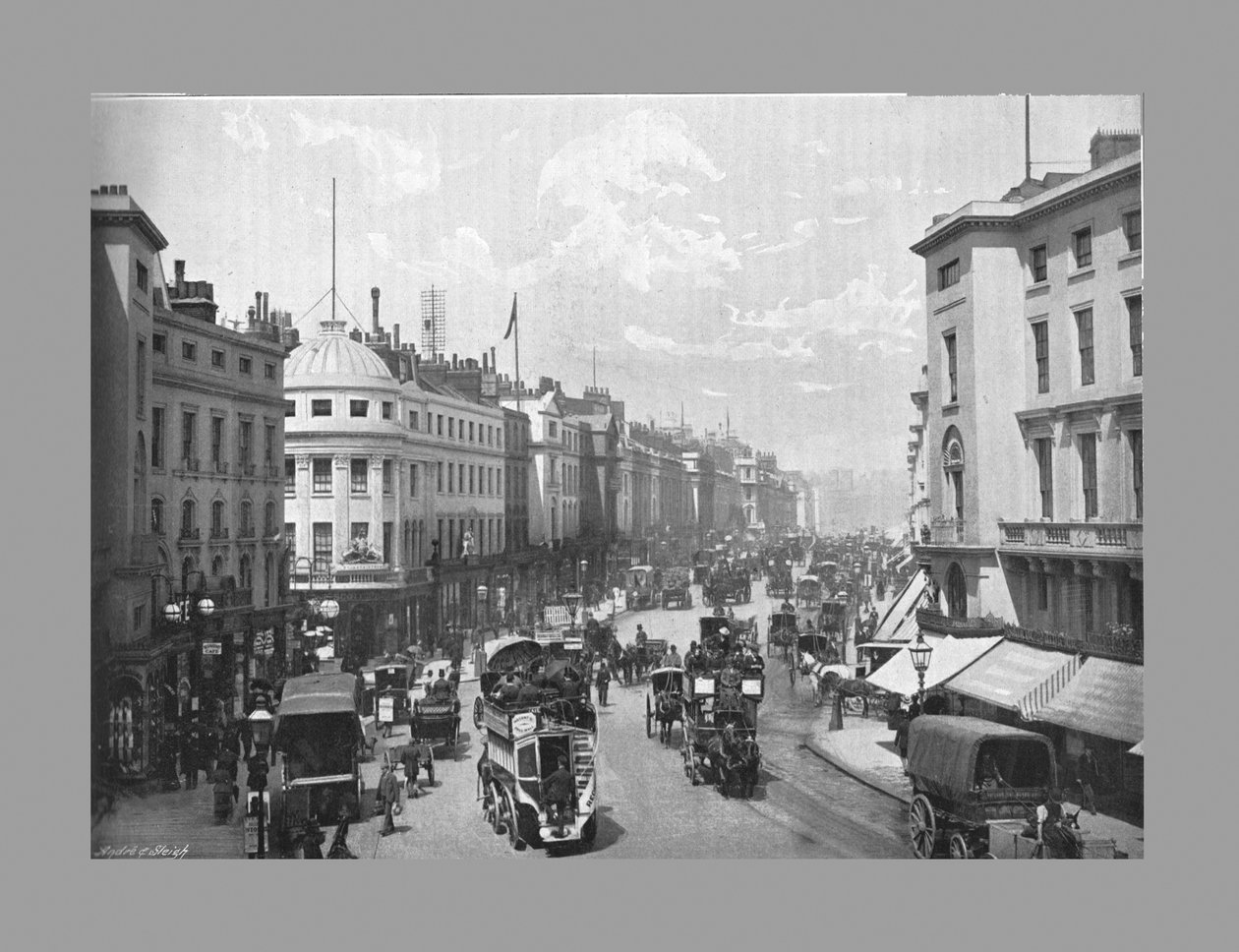 Regent Caddesi, Londra, c1900 by York and Son