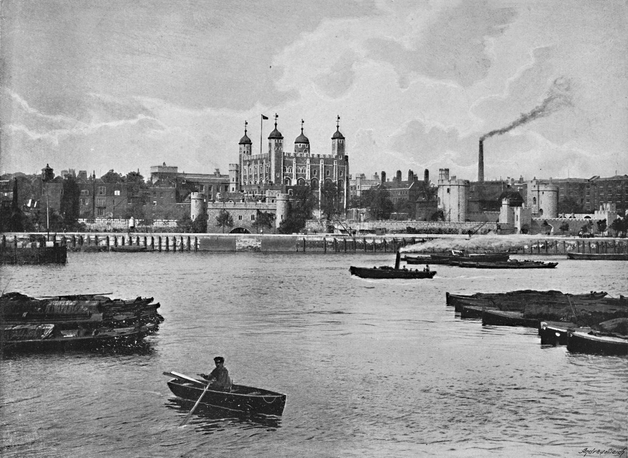 Londra Kulesi, c1896 by York and Son