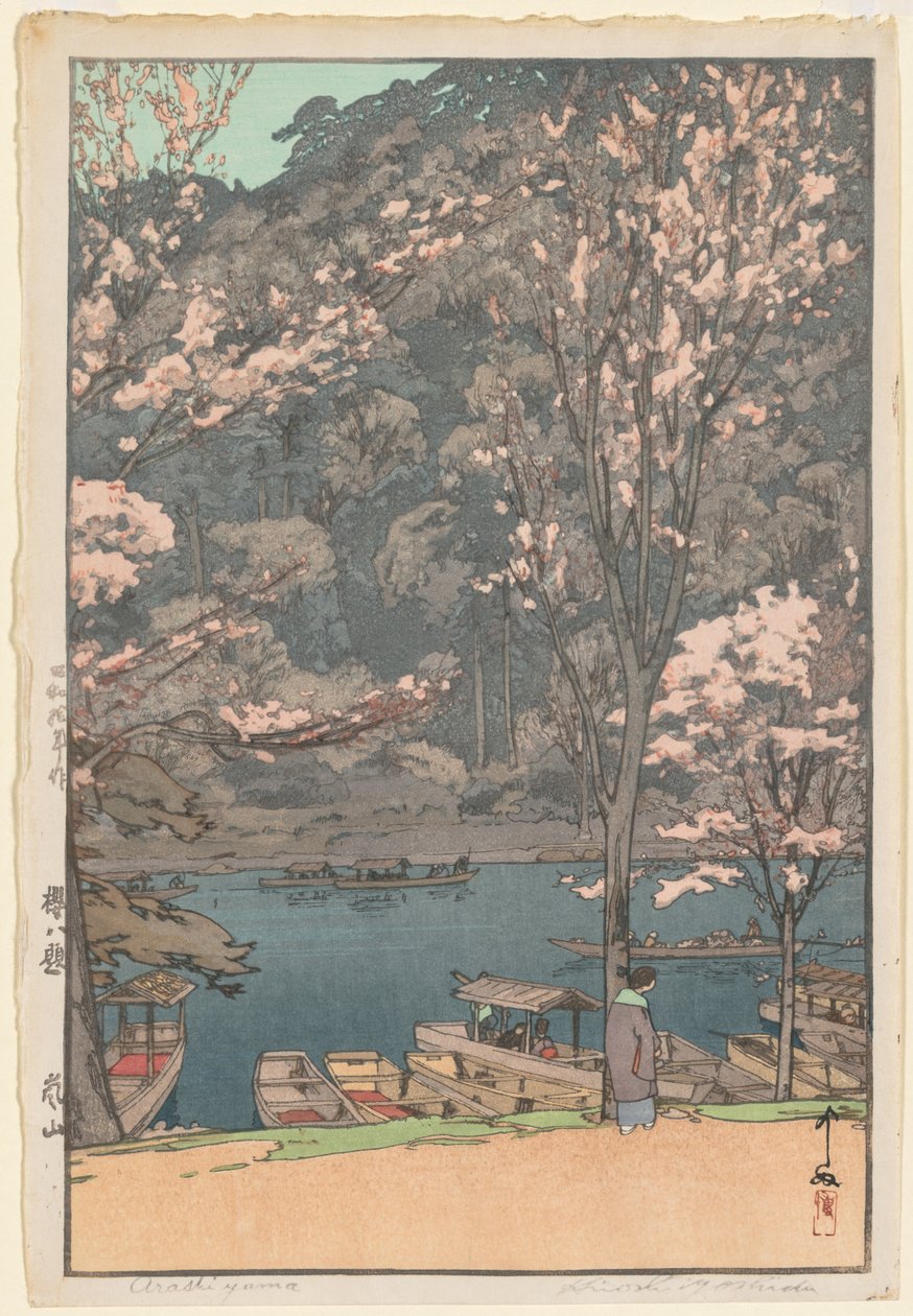 Kiraz Çiçeğinin Sekiz Sahnesi: Arashiyama by Yoshida Hiroshi
