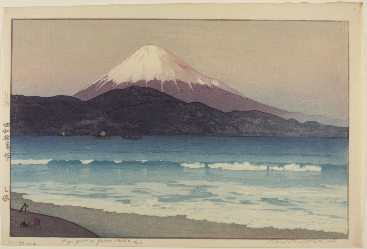 Miho konumundan Fujiyama by Yoshida Hiroshi