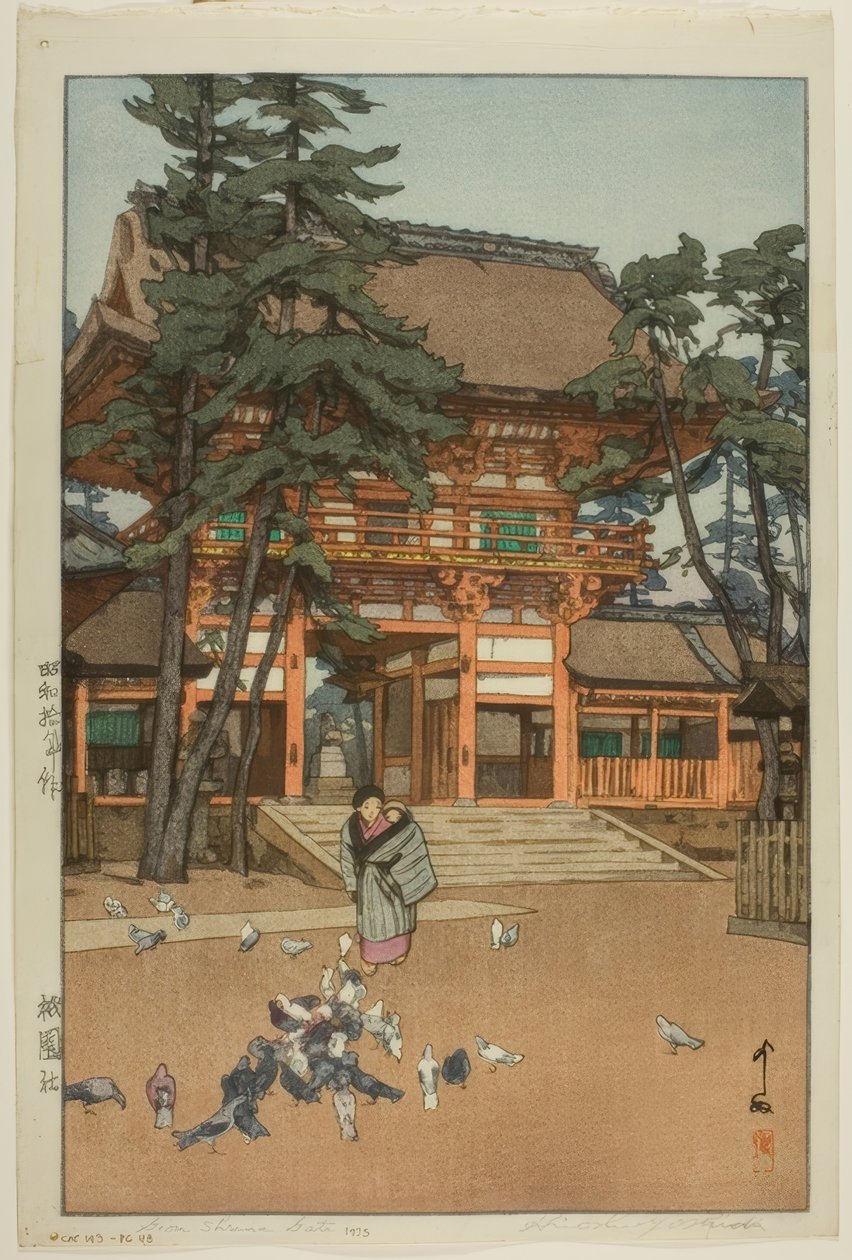 Gion Tapınağı Kapısı by Yoshida Hiroshi