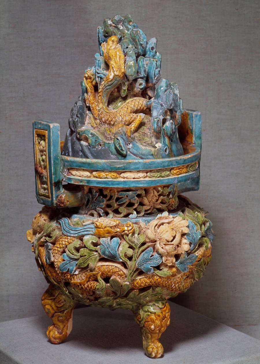Çin sanatı: pişmiş toprakta brülör parfümleri. Yuan Hanedanlığı dönemi. 1271-1368. by Yuan Dynasty Chinese School