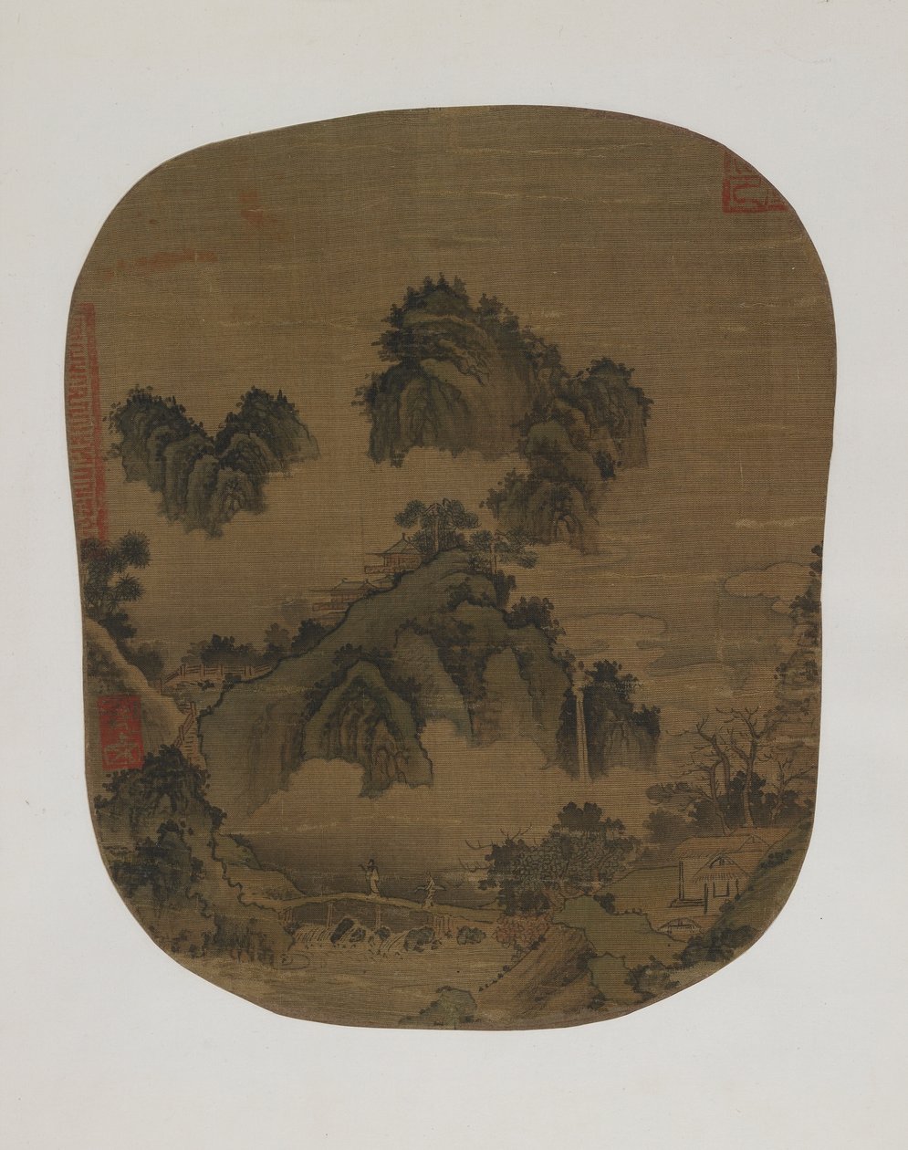 Dağ manzarası by Yuan Dynasty Chinese School