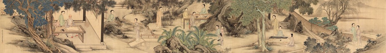Yuan Mei ve kız öğrencileri by Yuan Mei