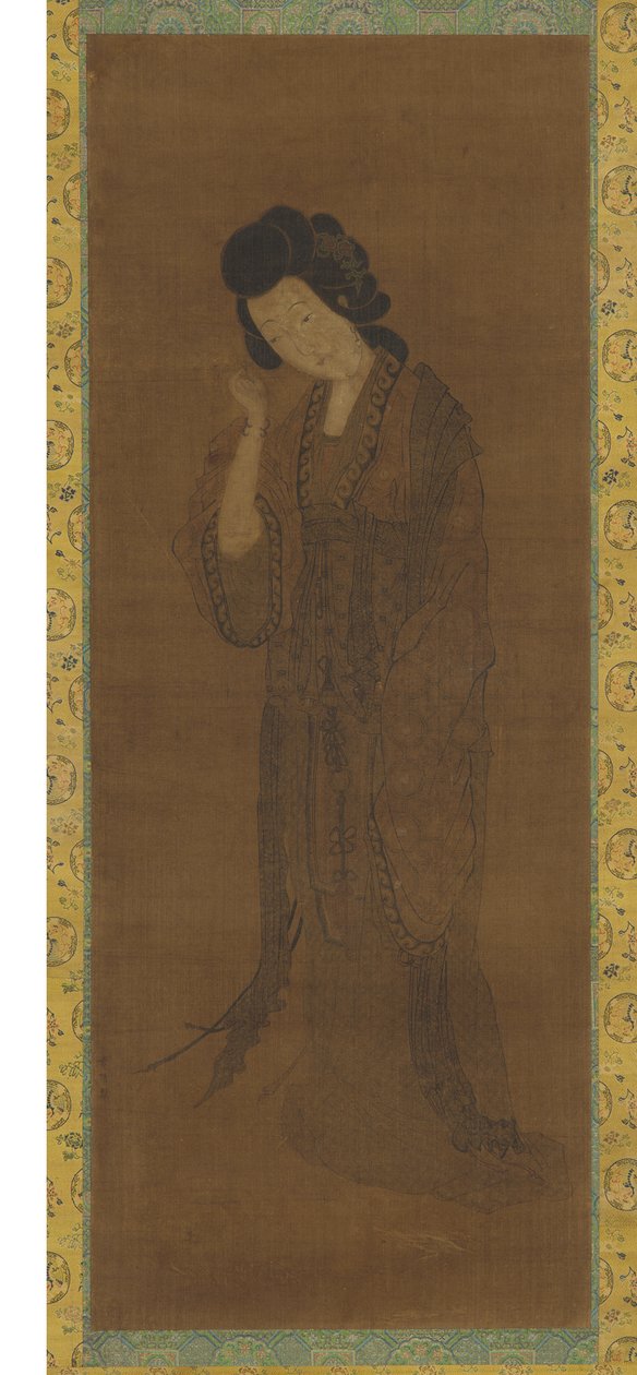 Ayakta Duran Kadın Figürü, Geç Ming veya erken Qing hanedanı, 17. yüzyıl by Yuan Qian