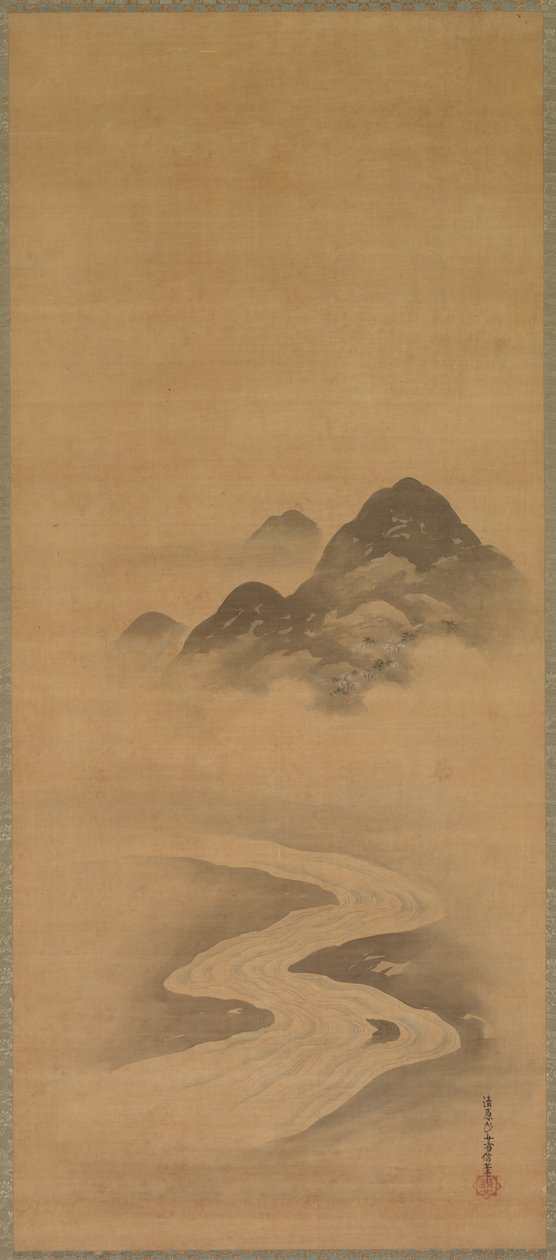 Bahar Manzarası, 17. yüzyıl. by Yukinobu Kiyohara