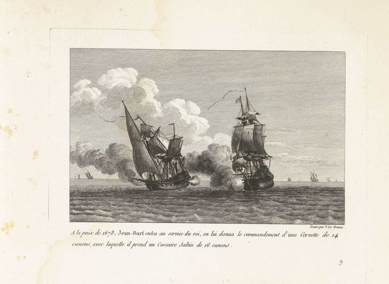 Jan Bart, dienst van de koning van Frankrijk