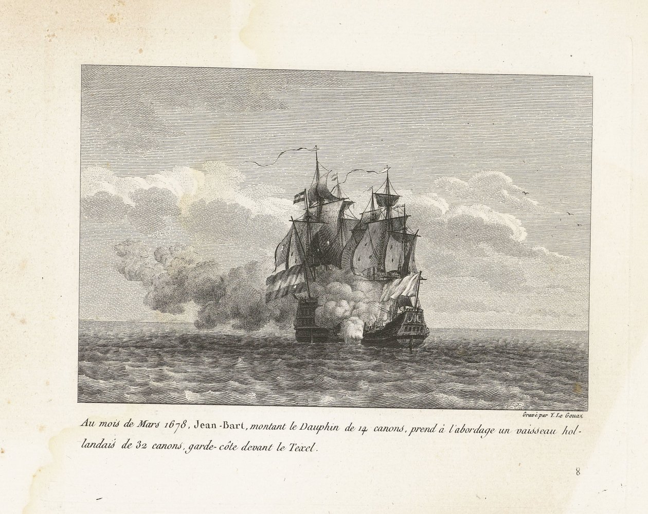 Jan Bart verovert een Hollands fregat, 1678 Mart 1678