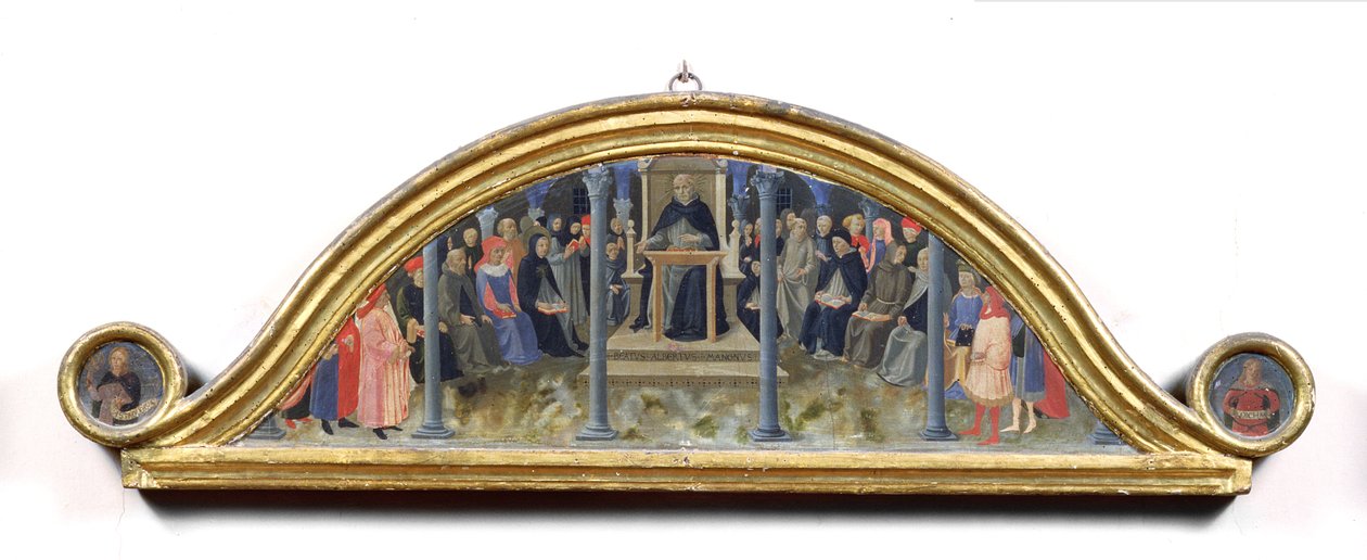 Aziz Thomas Aquinas Öğretimi by Zanobi di Benedetto Strozzi