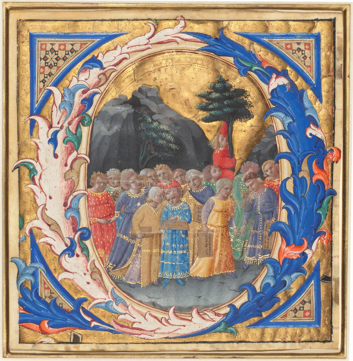Bir Çocuk Alayı ile İlk Q by Zanobi Strozzi