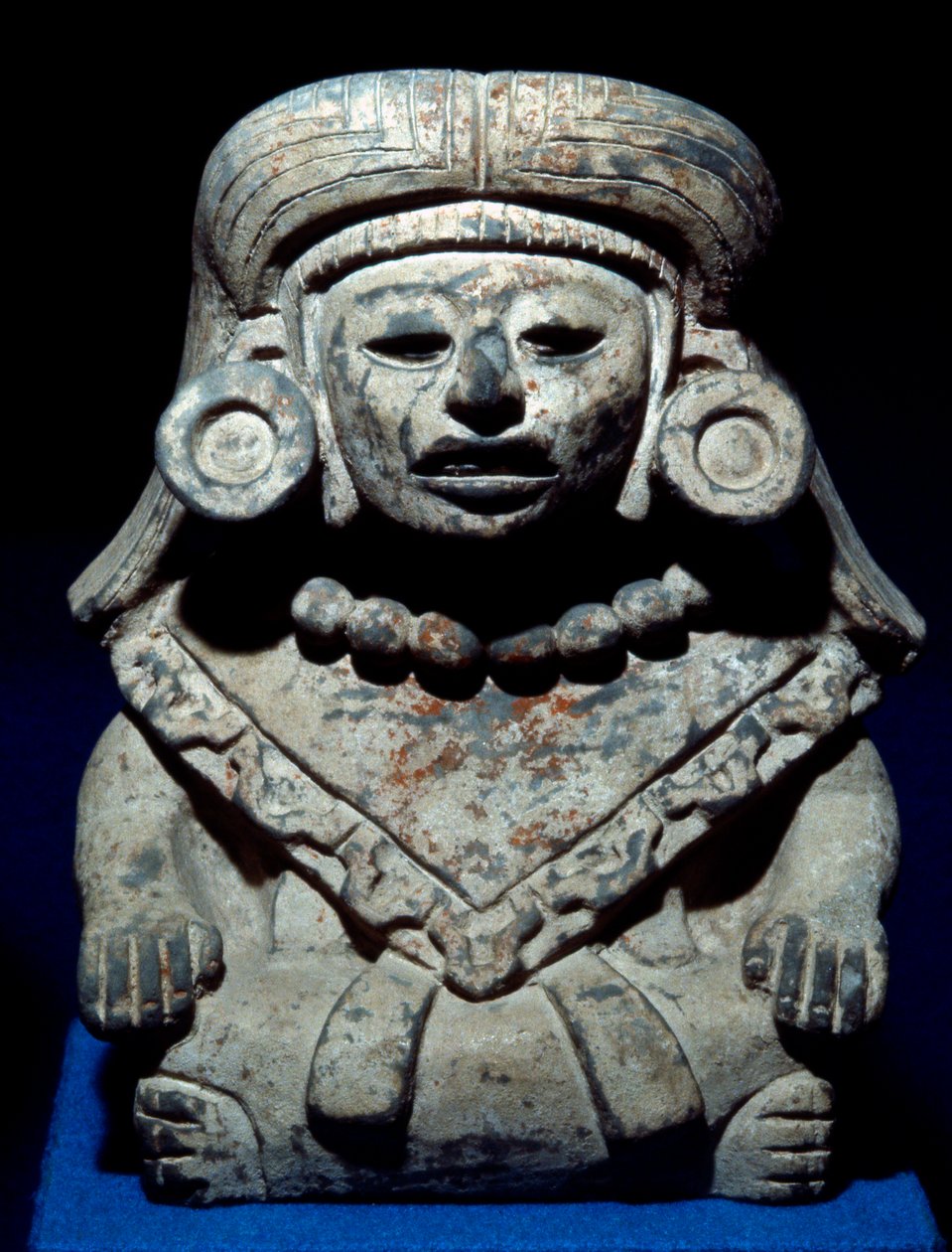 Cenaze vazosu, geç Klasik Dönem (MS 700-1000) (seramik) by Zapotec