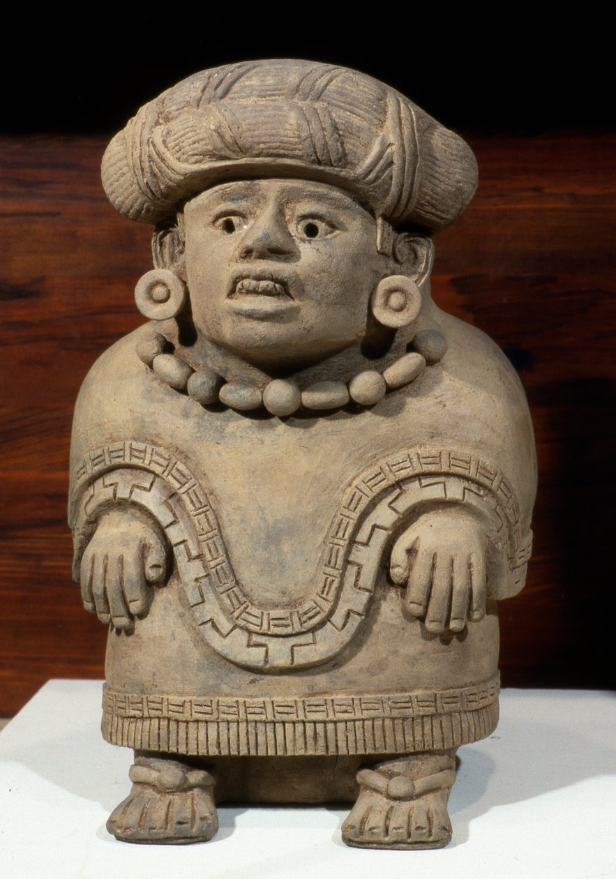 Cenaze vazosu, geç Klasik Dönem (MS 700-1000) (seramik) by Zapotec