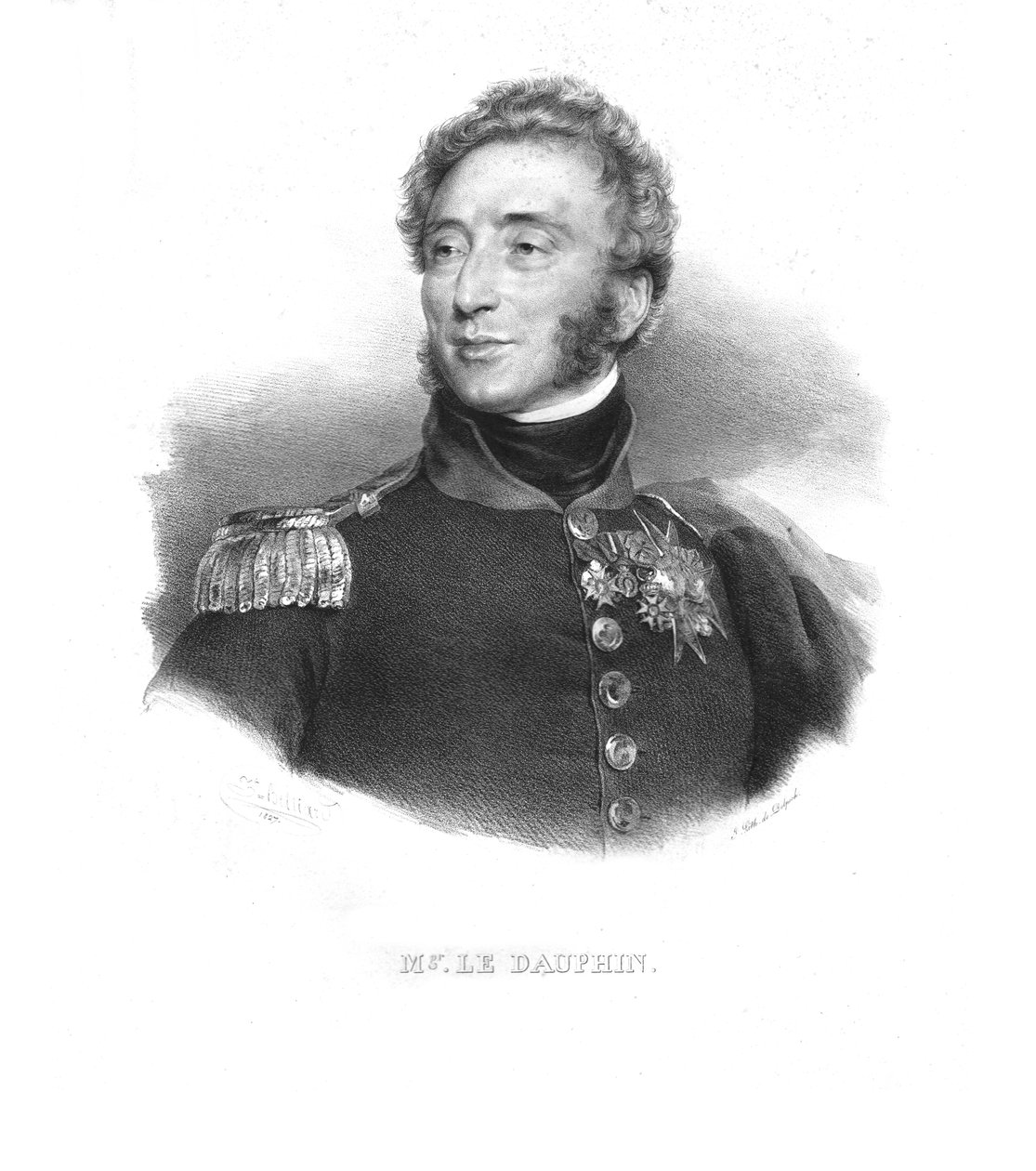 Louis-Antoine, Angouleme Dükü, c1820s. by Zephirin Felix Jean Marius Belliard