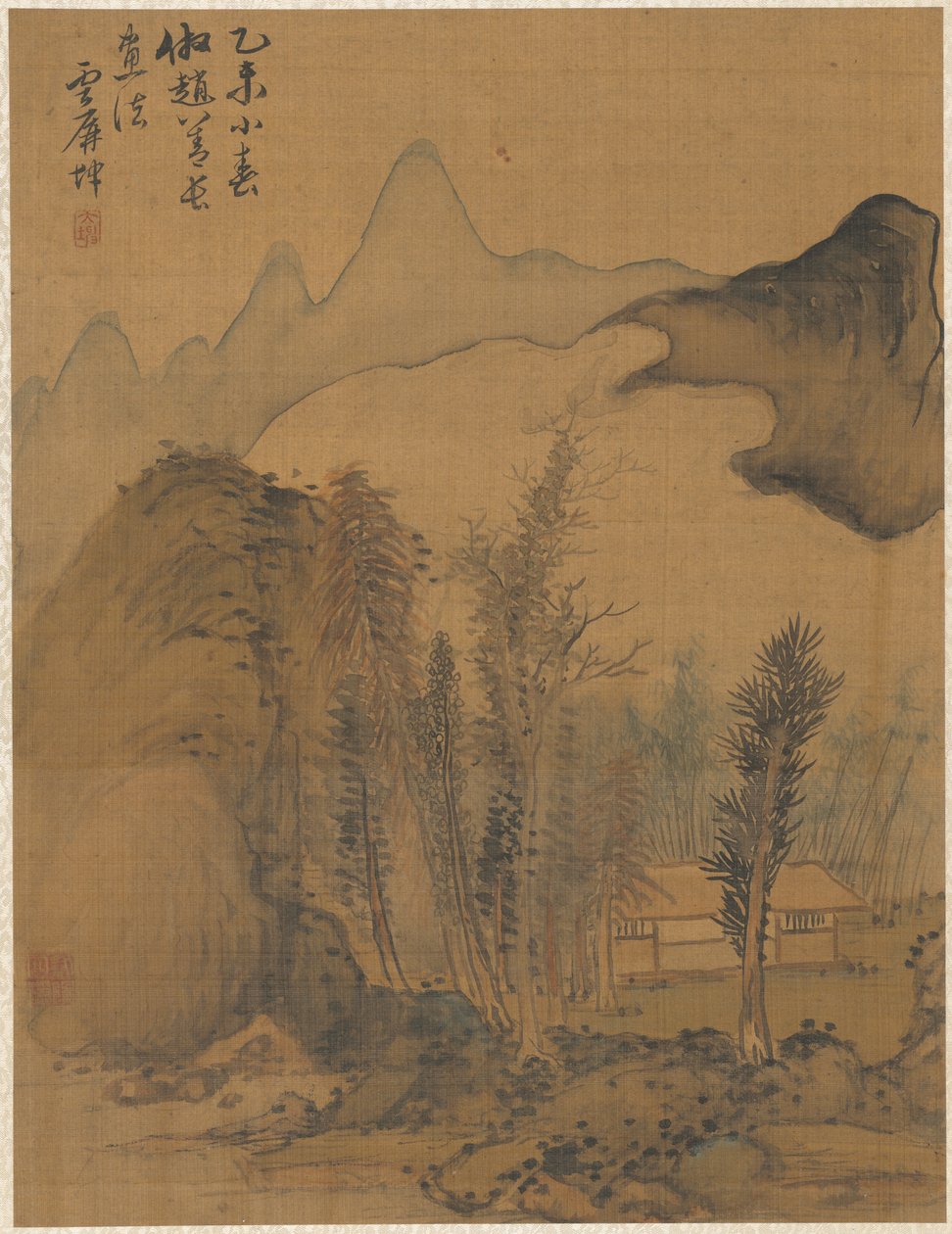 Chao Yuan Tarzında Manzara, 1775. by Zhai Dakun