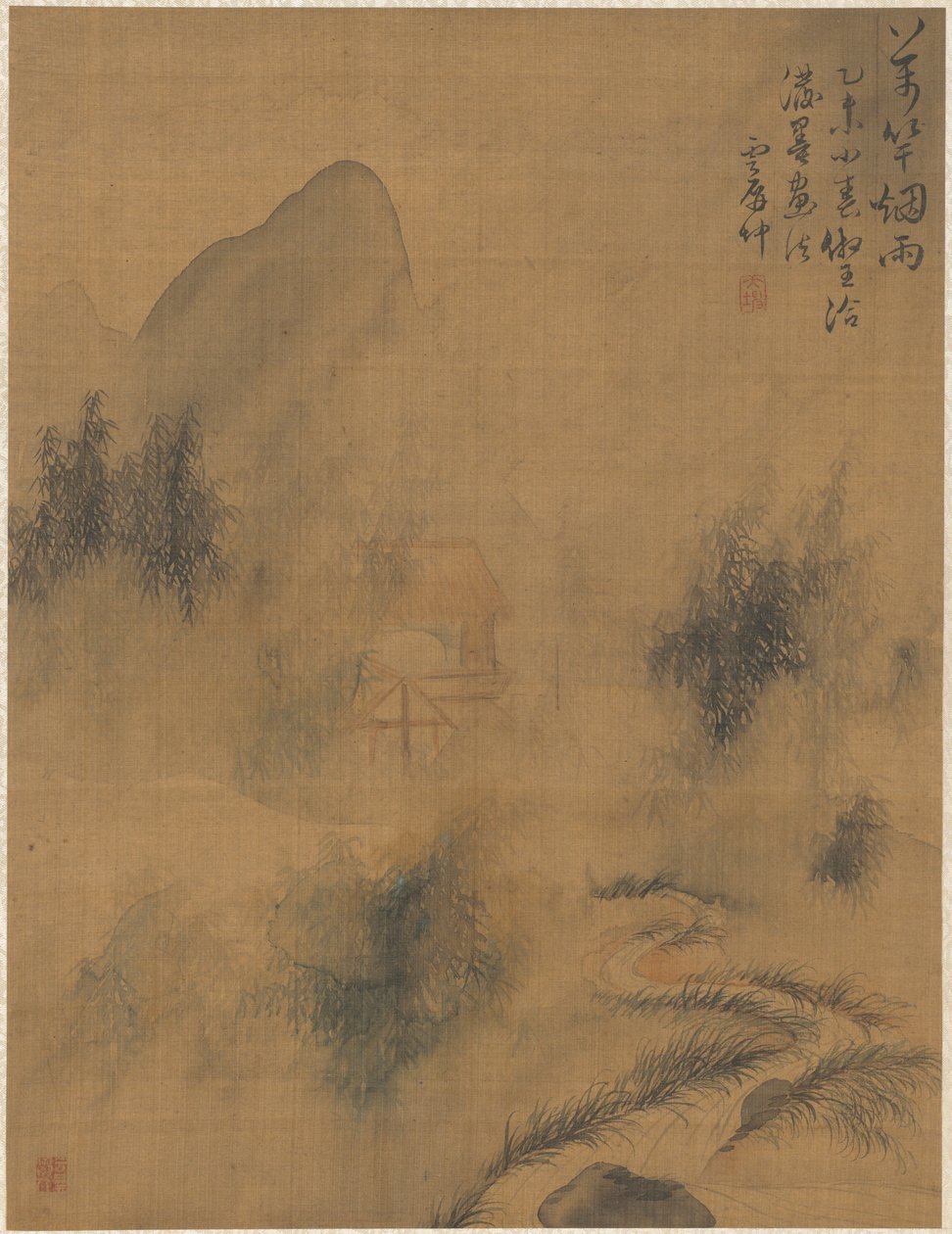 Sis ve Yağmurda On Bin Bambu, 1775. by Zhai Dakun