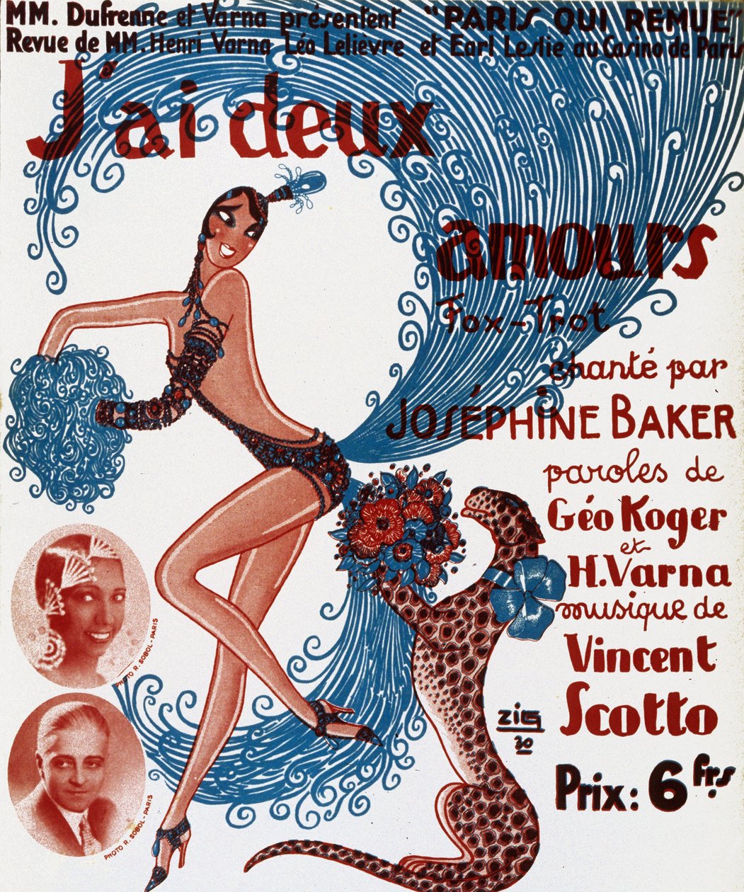 Josephine Baker tarafından söylenen "J