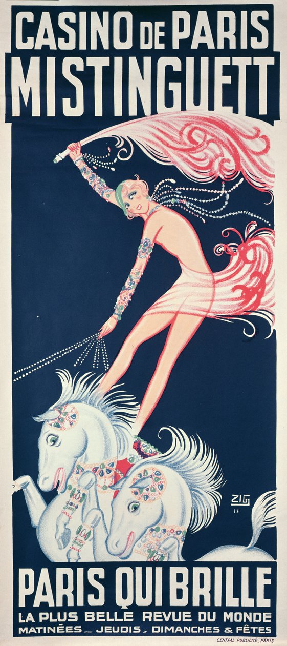 Mistinguett (1875-1956) Casino de Paris