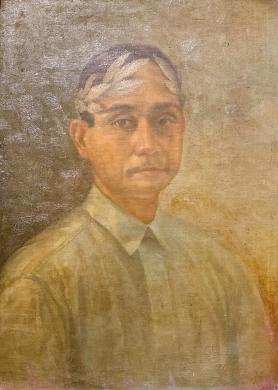 Jose Corazon de Jesus'un ödüllü şair olarak portresi by Zosimo Dimaano
