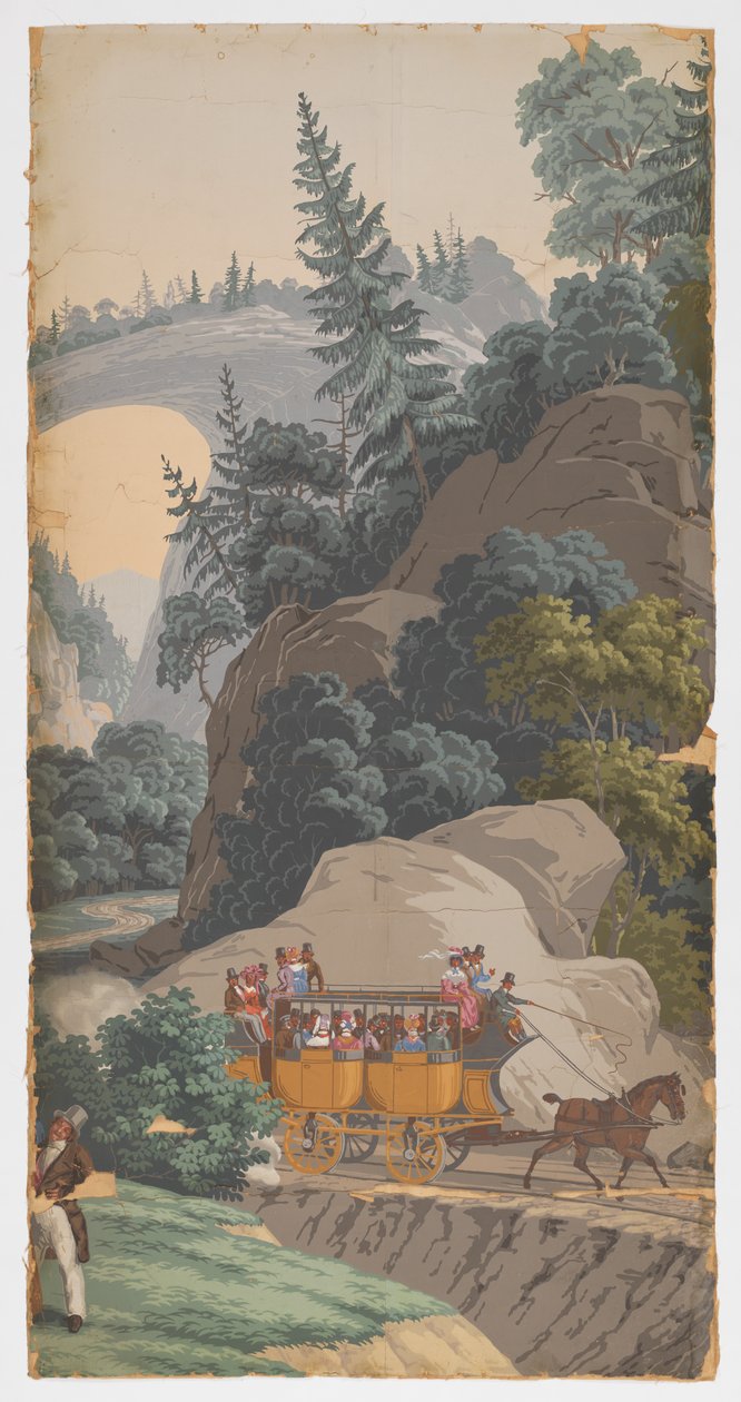 Manzaralı Amerika by Zuber and Cie, Rixheim, Alsace