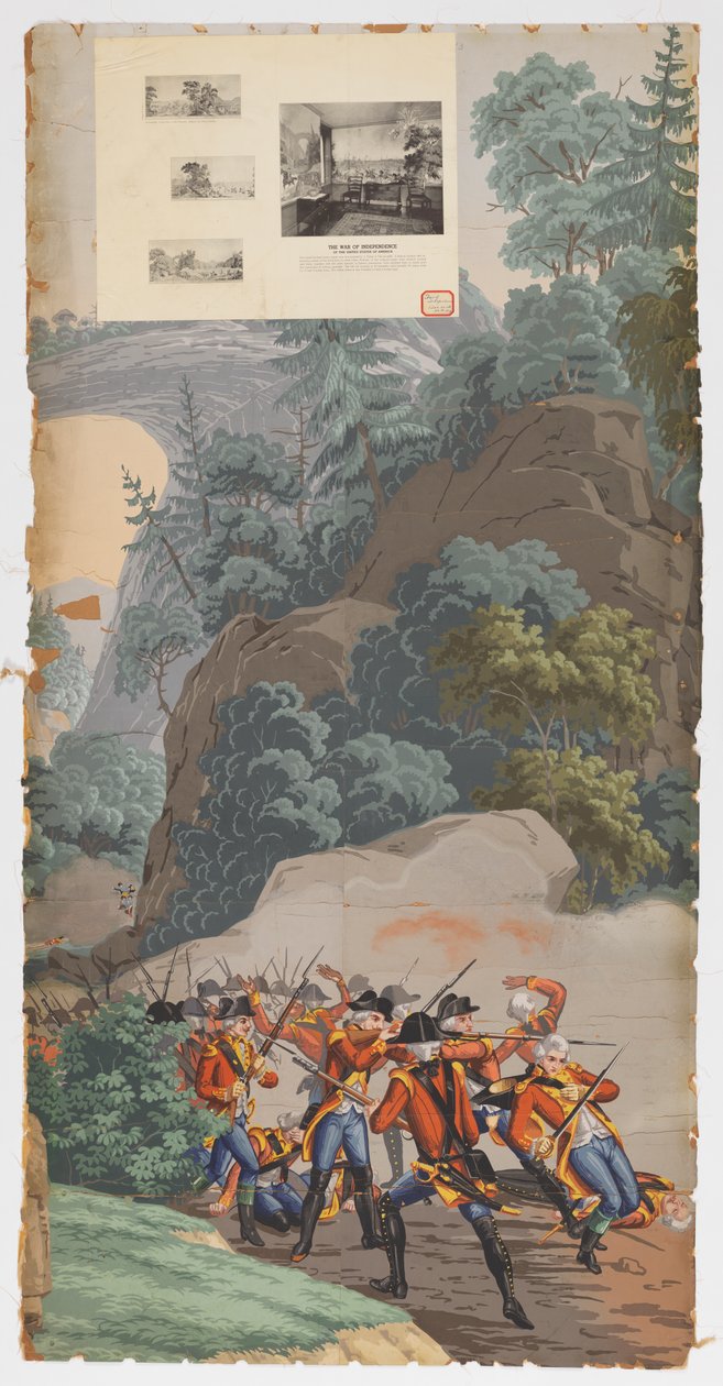 Amerikan Bağımsızlık Savaşı'ndan Görünümler by Zuber and Cie, Rixheim, Alsace