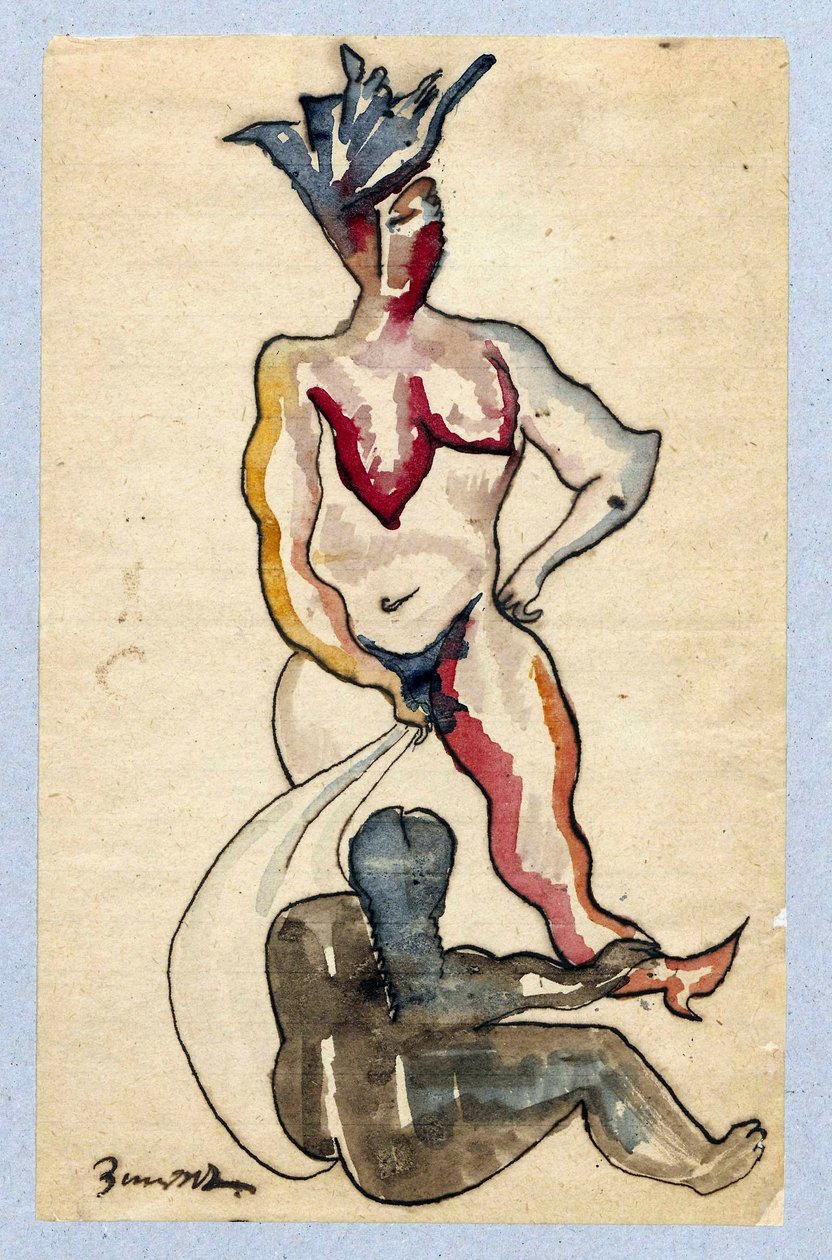 Figürsel kompozisyon. by Zygmunt Waliszewski