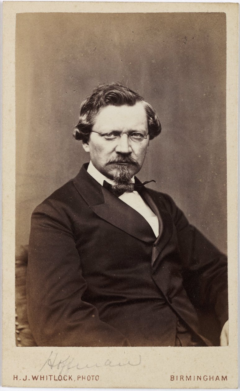 August Wilhelm von Hofmann, Alman organik kimyager, 19. yüzyılın ortaları by Frederick (attr. to) Barnard