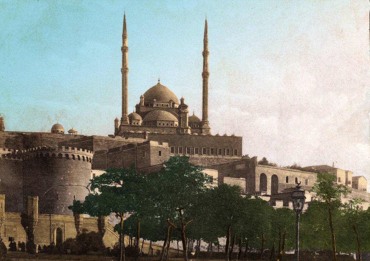 Kahire, Selahaddin Kalesi (Mısır). 1920 dolaylarında (fotoğraf) by . .