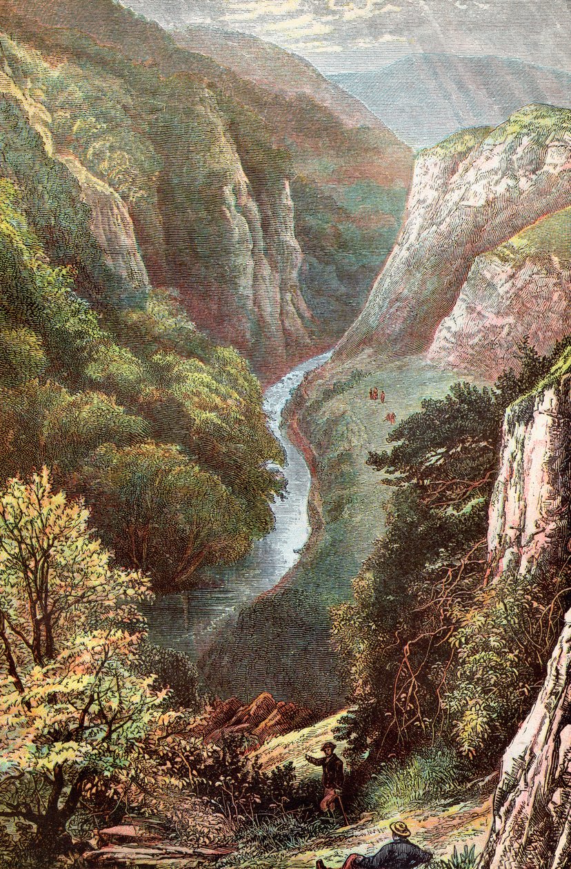 Dovedale, Peak District, Derbyshire, İngiltere, by . .