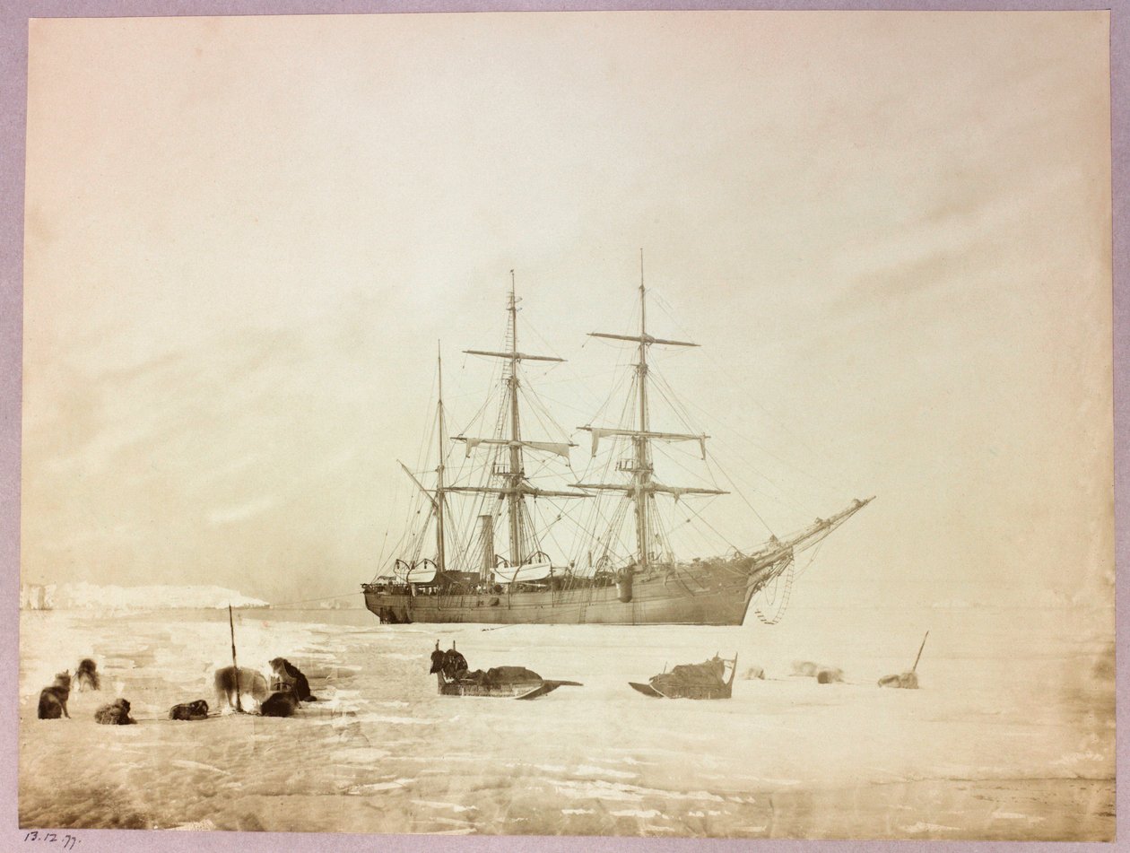Kaptan George Nares (1831-1915) Kuzey Kutbu Seferi (1875-1876): H by Frederick (attr. to) Barnard