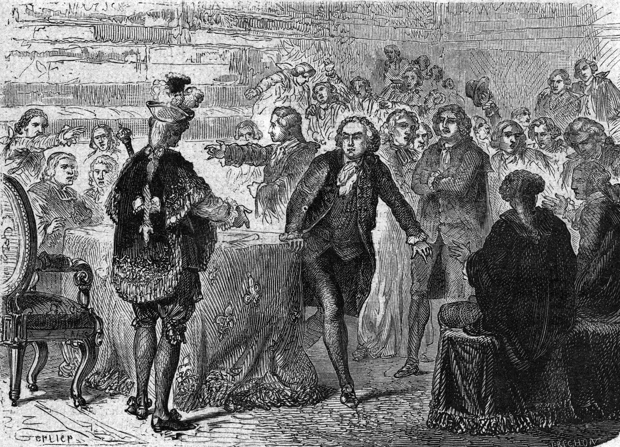 Fransız Devrimi: Mirabeau, Dreux-Brèze önünde, 23 Haziran by . .