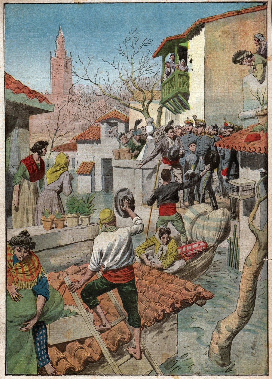 Inondations bir Sevilla. Sevilla