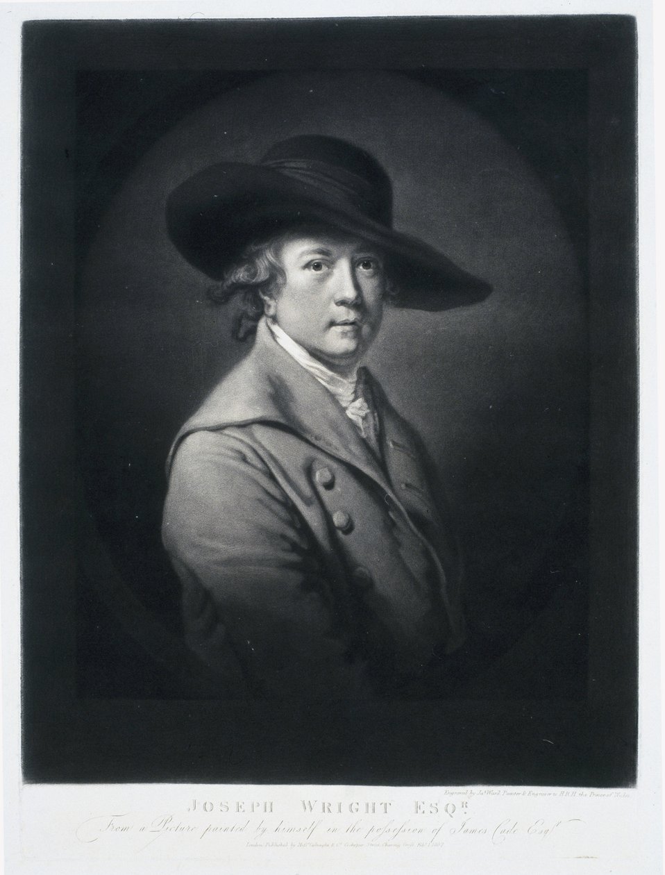 Joseph Wright, İngiliz ressam, 18. yüzyılın sonlarında by Frederick (attr. to) Barnard