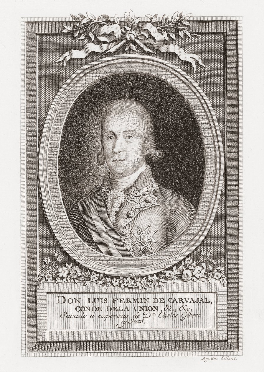 Luis Fermin de Carvajal, Birlik Kontu. Vesika. by . .