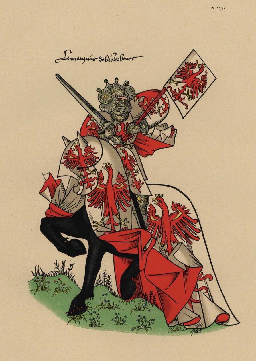 Brandenburg Marquis, Marquis de Brandenburg, standart ile by John Pardon