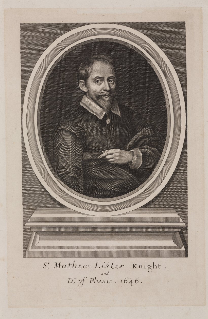 Matthew Lister, İngiliz doktor by Frederick (attr. to) Barnard