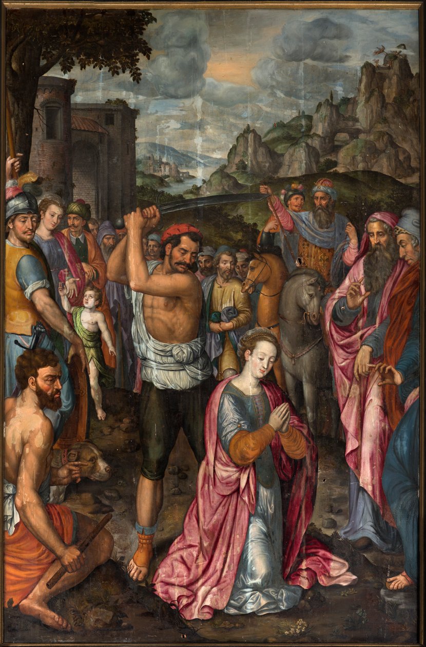Bölge kilisesi (Parochiekerk Sint-Walburga). Üç Parçalı. by . .