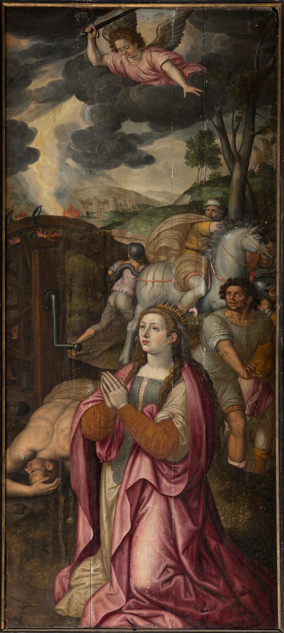 Bölge kilisesi (Parochiekerk Sint-Walburga). Üç Parçalı. by . .