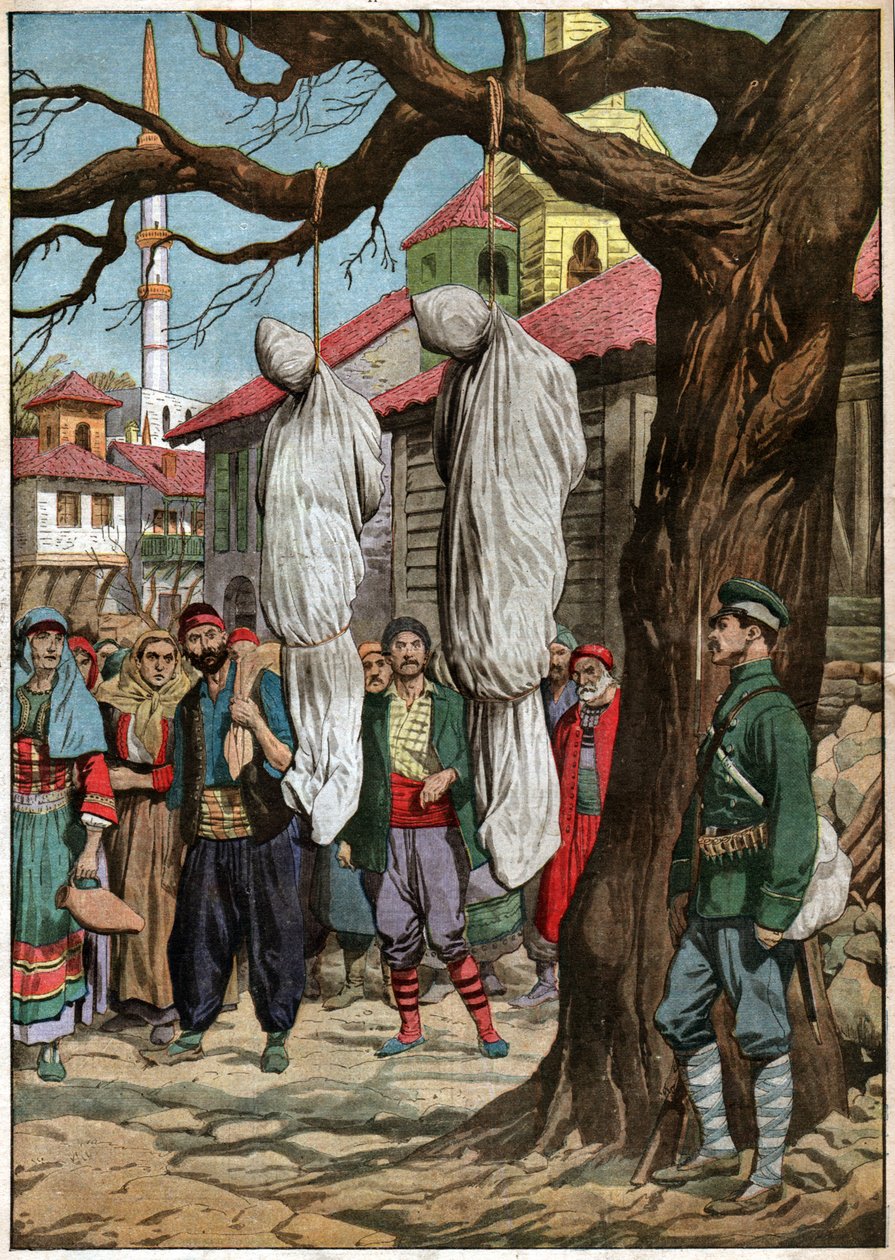 Bachi buzukları asılı. Bashi Bouzouks