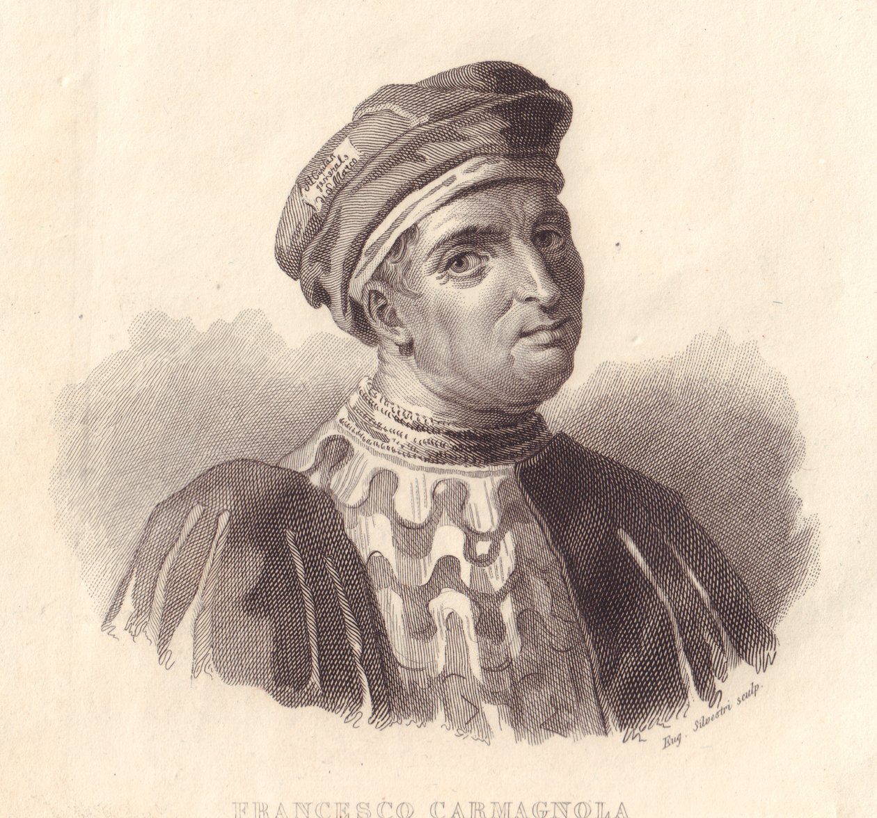 Carmagnola (1380-1432) olarak da bilinen İtalyan askeri lideri Francesco da Bussone