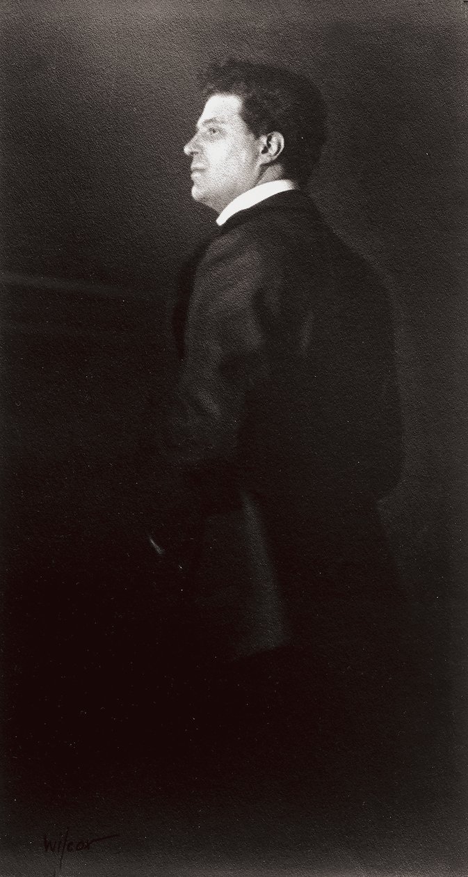 Pietro Mascagni'nin portresi, müzisyen by Henry Charles Fehr