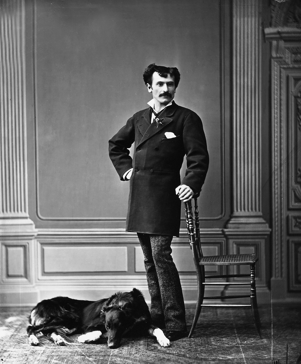 Zarif genç adam portresi by Henry Charles Fehr