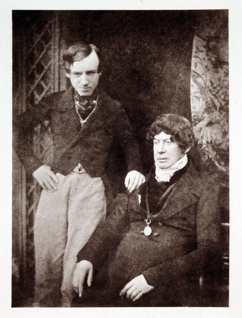 Charles Kirkpatrick Sharpe (1781-1851), İskoç antikacı ve sanatçı portreleri, bilinmeyen bir meslektaşıyla by John Pardon