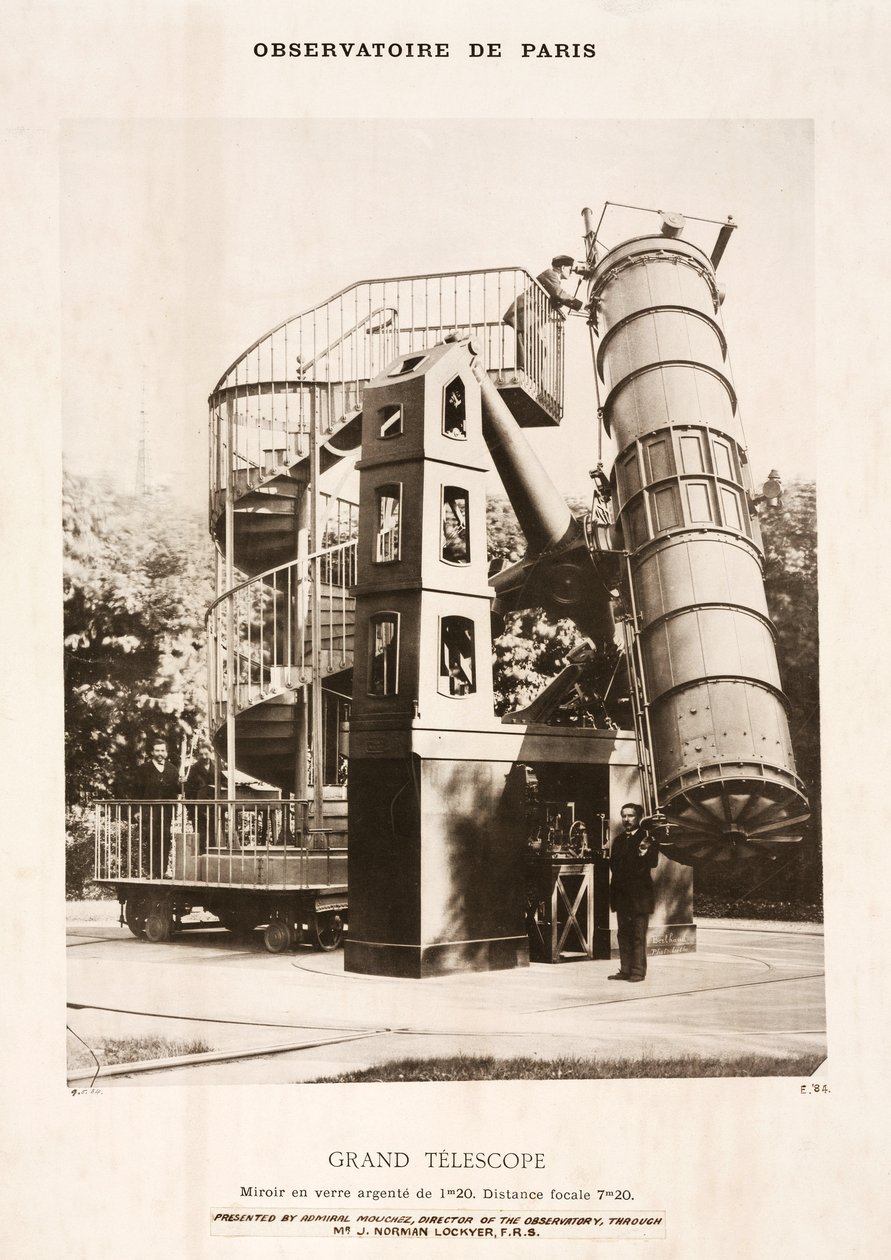 Yansıtıcı teleskop, Paris Gözlemevi by Frederick (attr. to) Barnard
