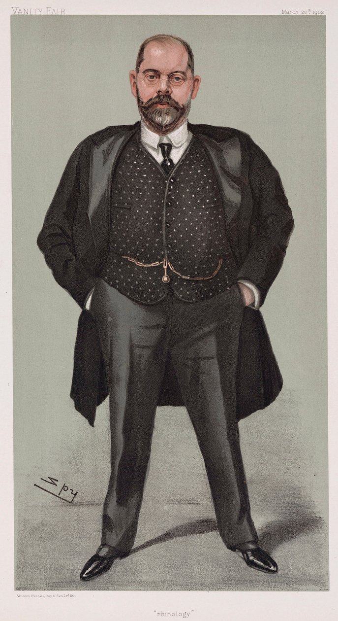 Robert Henry Scanes Spicer, İngiliz rinolog by Henry Charles Fehr