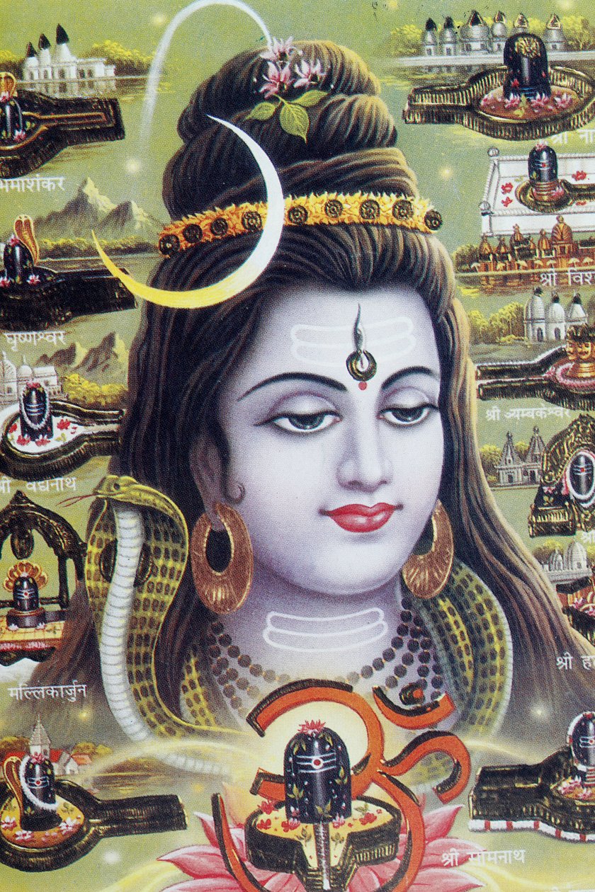 Shiva, Hindu Dönüşüm veya Yıkım tanrısı. by . .