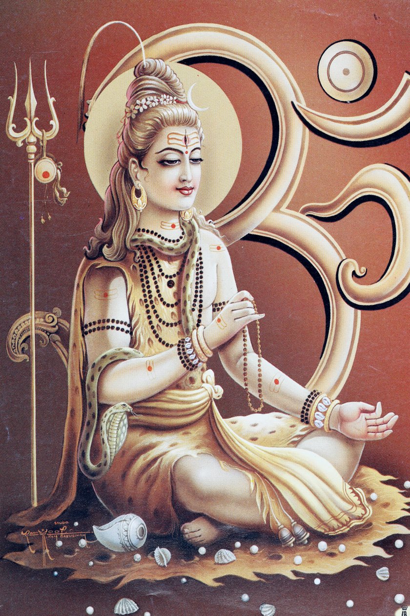 Shiva, Hindu Dönüşüm veya Yıkım tanrısı. by . .