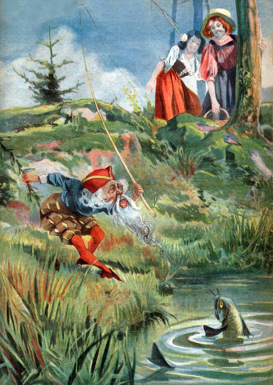 Pamuk Prenses ve Gül Ponpon. 1910 dolaylarında (gravür) by . .