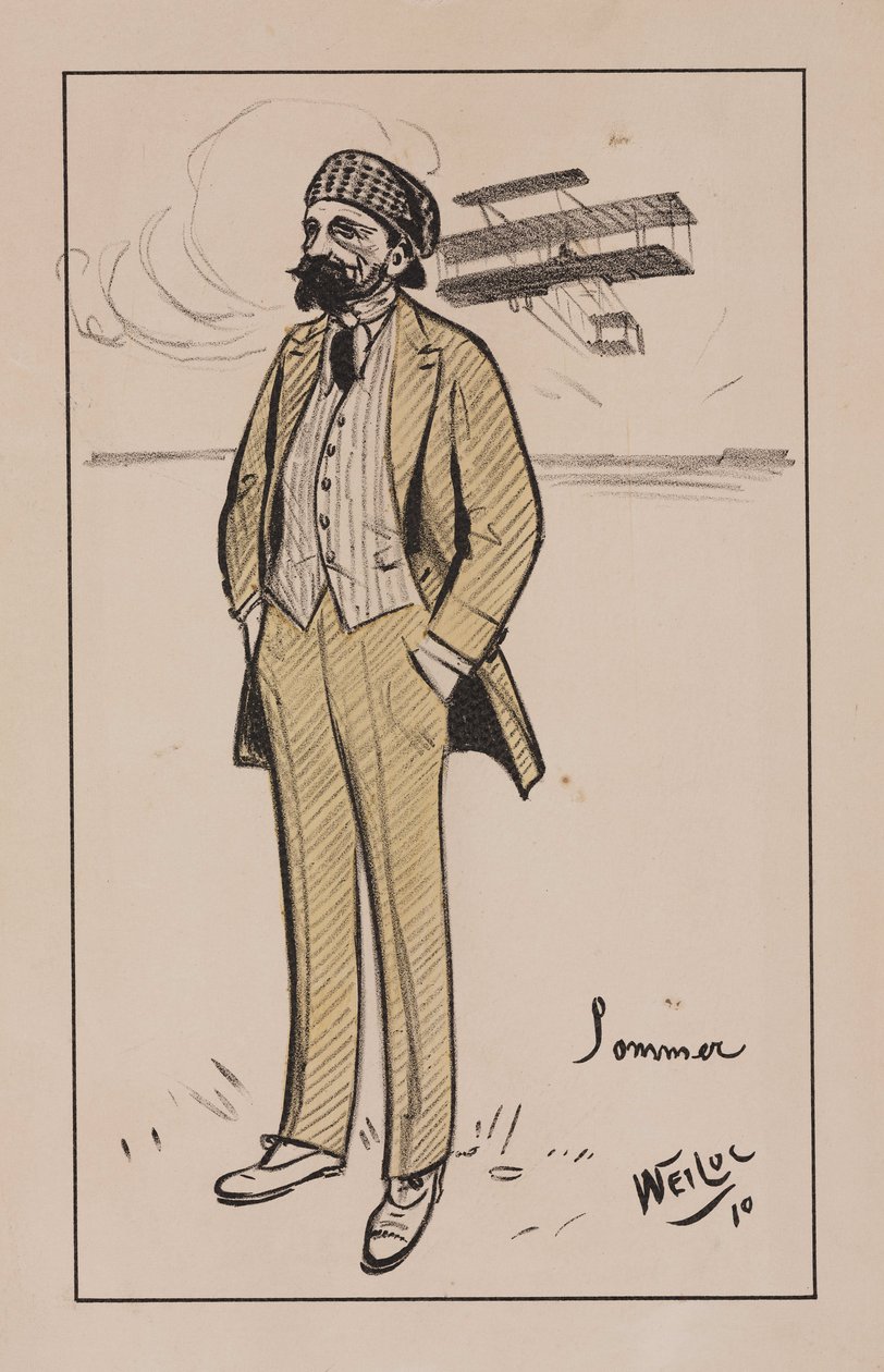 Yaz, havacı by Frederick (attr. to) Barnard
